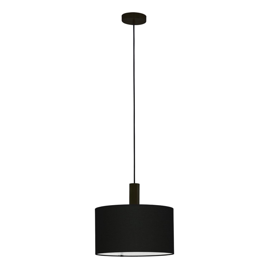 Eglo 33354 - Závesný luster AMANI na lane 1xE27/60W/230V pr. 38 cm čierna