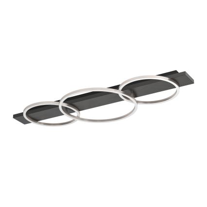 Eglo 33488 - LED stropné svietidlo BOYAL 2xLED/12W/230V + LED/12W čierne