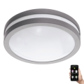 Eglo 33572 - LED Stmievateľné kúpeľňové svietidlo LOCANA-C LED/14W/230V IP44 strieborná