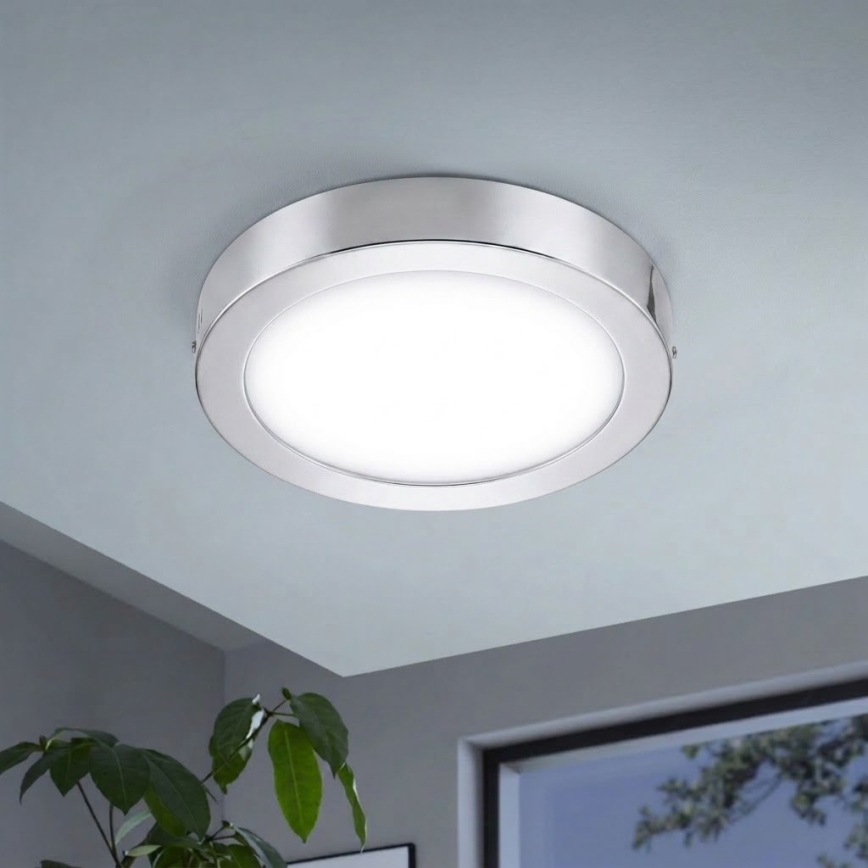 Eglo 33667 - LED RGBW Stmievateľné kúpeľňové stropné svietidlo FUEVA-C LED21W/230V pr. 30 cm IP44