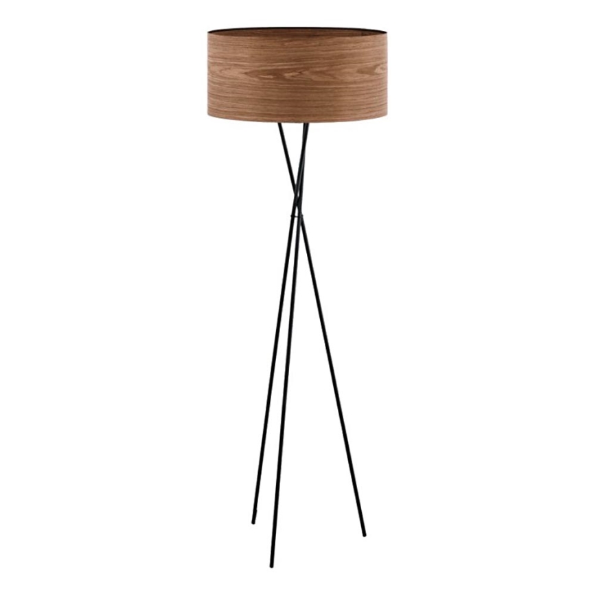 Eglo 33705 - Stojacia lampa CANNAFESCA 1xE27/60W/230V hnedá/čierna