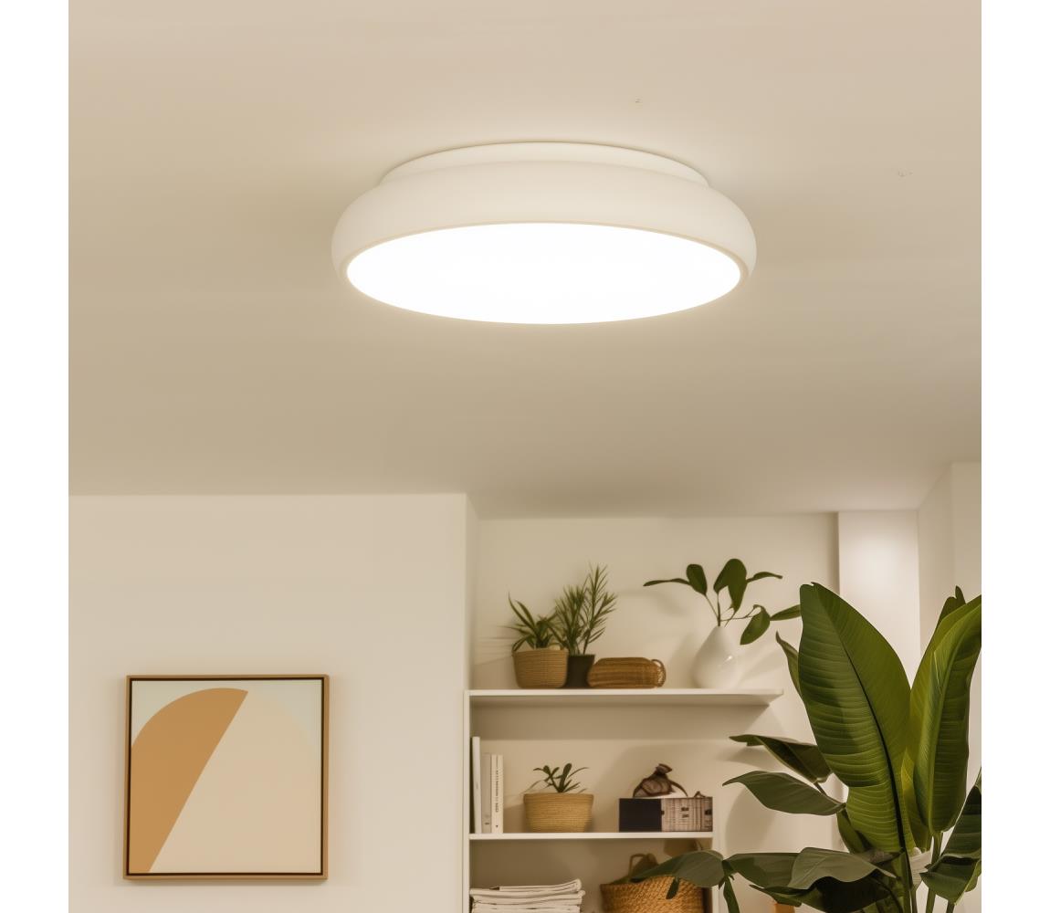 Eglo 33764 - LED RGBW stmievateľné stropné svietidlo RIODEVA-C 1xLED/27W/230V pr.44,5cm biele 33764