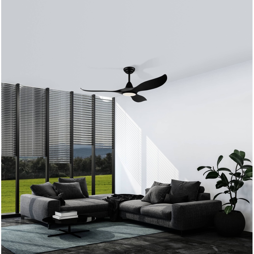 Eglo - LED Stropný ventilátor LED/15W/230V + diaľkové ovládanie