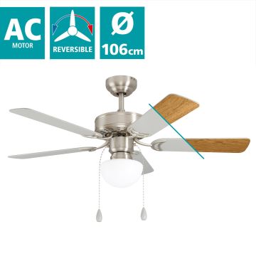 Eglo - Stropný ventilátor 1xE27/40W/230V