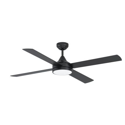 Eglo - LED Stmievateľný stropný ventilátor LED/20W/230V + diaľkové ovládanie čierna