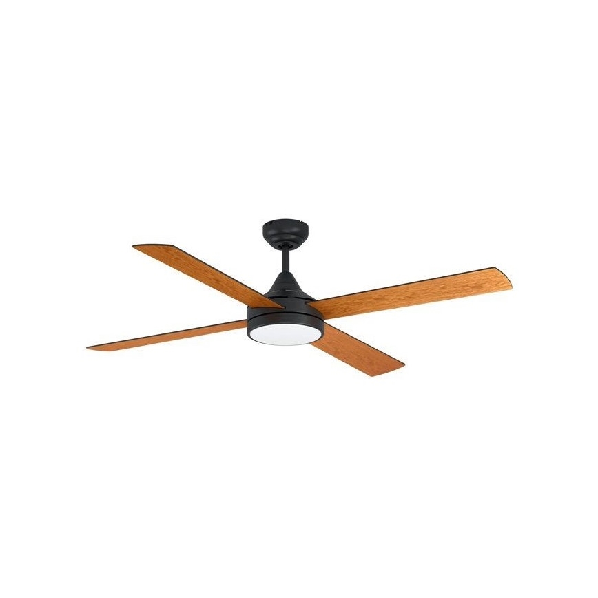 Eglo - LED Stmievateľný stropný ventilátor LED/20W/230V + diaľkové ovládanie čierna