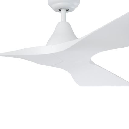 Eglo - Stropný ventilátor pr. 132 cm biela + diaľkové ovládanie