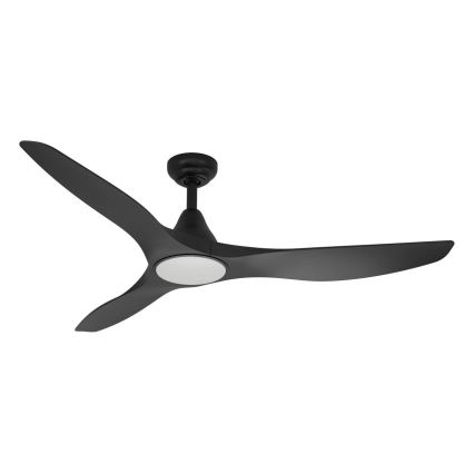 Eglo - LED stropný ventilátor LED/20W/230V 3000/4000/5000K priemer 132 cm čierny + diaľkové ovládanie