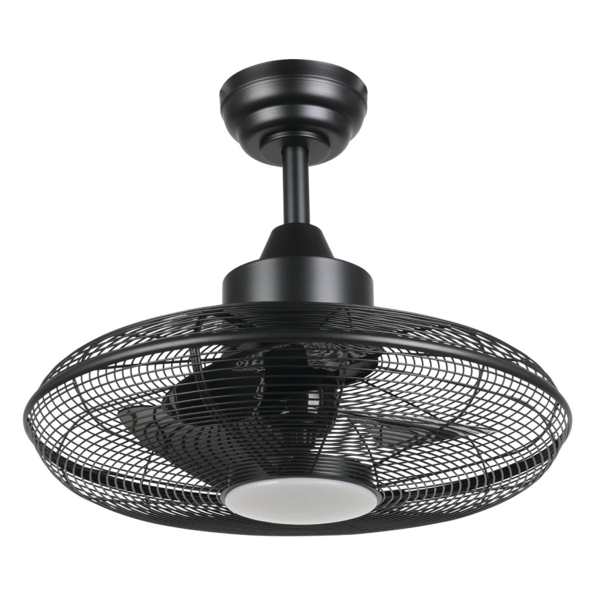 Eglo - LED stropný ventilátor LED/15W/230V 3000/4000/5000K pr. 53 cm čierna + diaľkové ovládanie