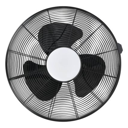 Eglo - LED stropný ventilátor LED/15W/230V 3000/4000/5000K pr. 53 cm čierna + diaľkové ovládanie