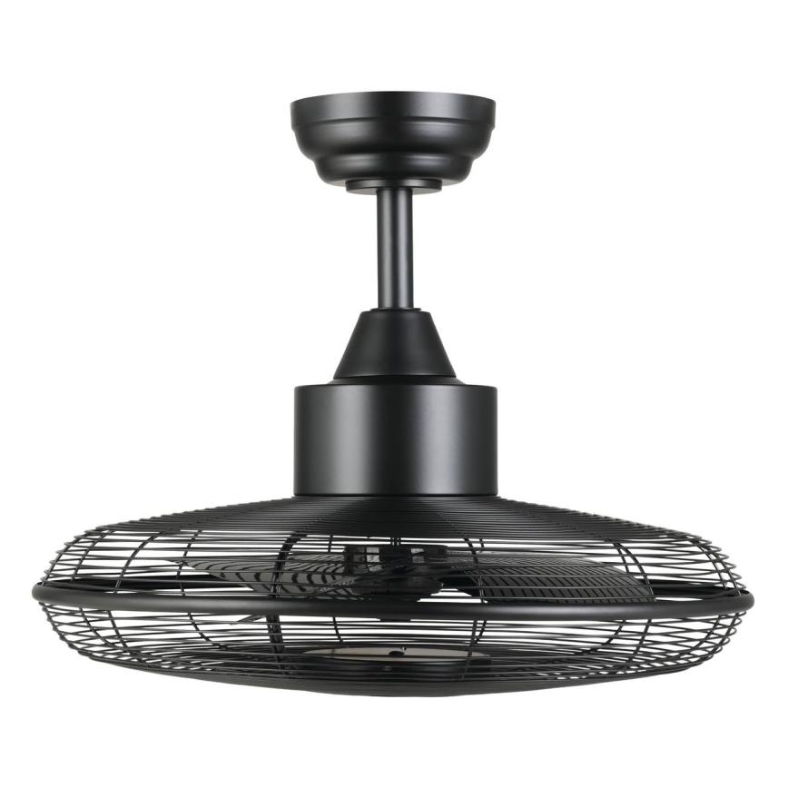 Eglo - LED stropný ventilátor LED/15W/230V 3000/4000/5000K pr. 53 cm čierna + diaľkové ovládanie