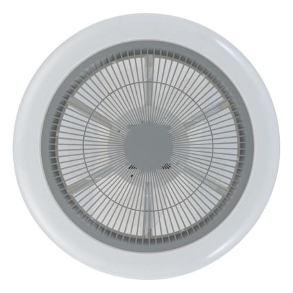 Eglo - LED Stmievateľný stropní ventilátor LED/25,5W/230V šedá + diaľkové ovládanie