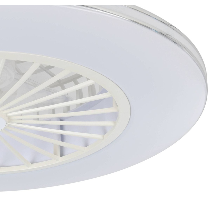 Eglo - LED stmievateľný stropný ventilátor 3xLED/12,6W/230V pr. 55 cm biela + diaľkové ovládanie