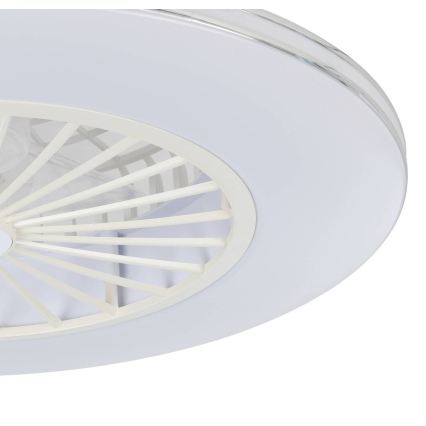 Eglo - stmievateľný LED stropný ventilátor 3xLED/12,6W/230V 2700-6500K priemer 55 cm biely + diaľkové ovládanie