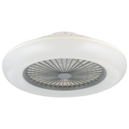 Eglo - stmievateľný LED stropný ventilátor 3×LED/12,6 W/230 V 2700–6500 K, priemer 55 cm, sivý + diaľkové ovládanie