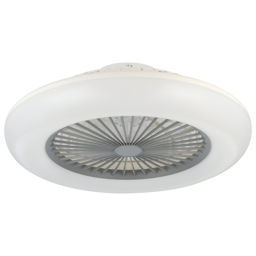 Eglo - stmievateľný LED stropný ventilátor 3×LED/12,6 W/230 V 2700–6500 K, priemer 55 cm, sivý + diaľkové ovládanie