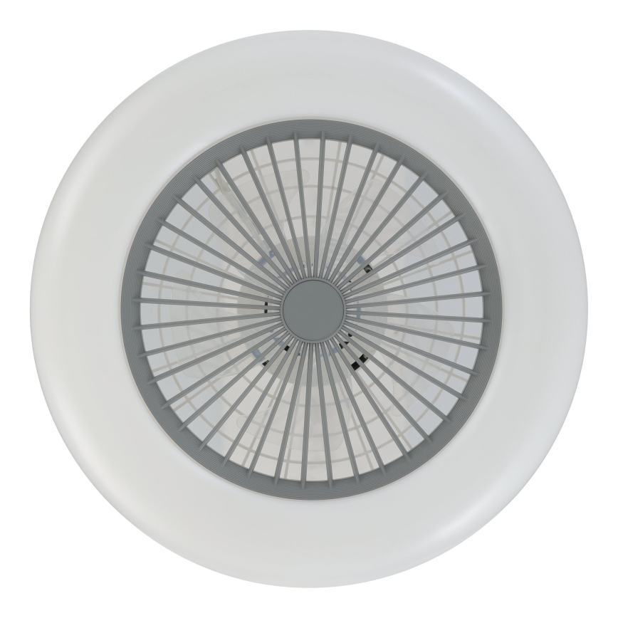 Eglo - stmievateľný LED stropný ventilátor 3×LED/12,6 W/230 V 2700–6500 K, priemer 55 cm, sivý + diaľkové ovládanie