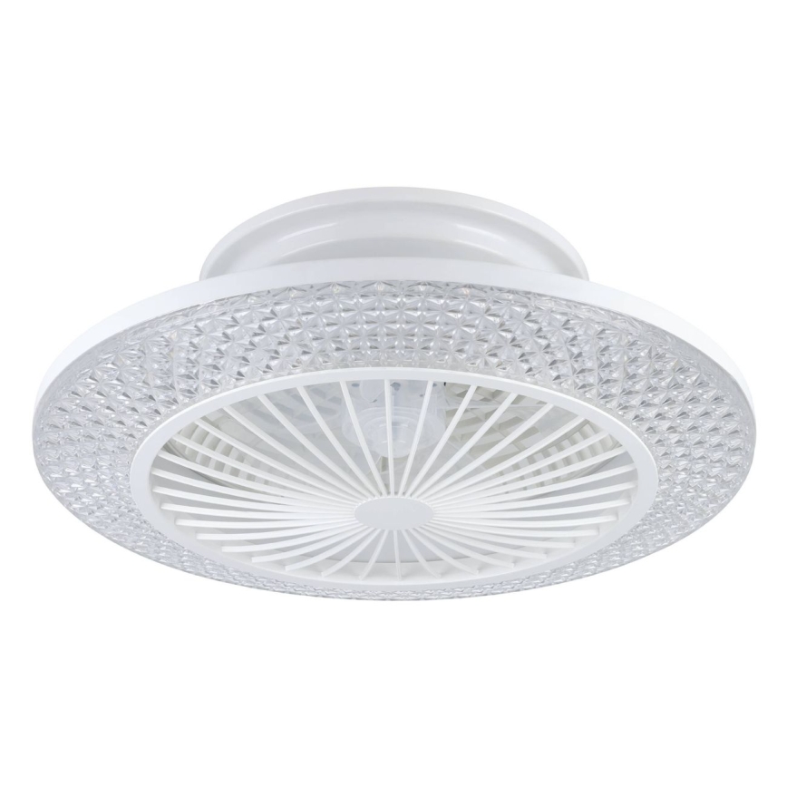 Eglo - LED stmievateľný stropný ventilátor 3xLED/12,6W/230V 2700-6500K pr. 55 cm biela + diaľkové ovládanie