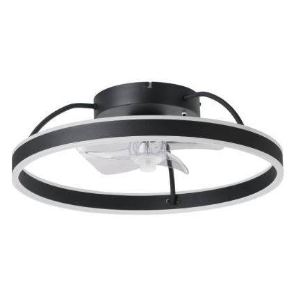 Eglo - LED RGBW stmievateľný stropný ventilátor LED/36W/230V 3000-6500K pr. 50 cm čierny + diaľkové ovládanie