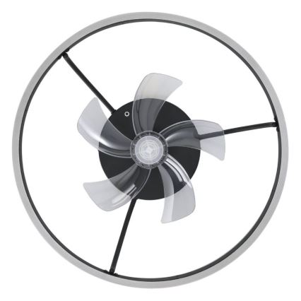 Eglo - LED RGBW Stmievateľný stropný ventilátor LED/36W/230V 3000-6500K čierna + diaľkové ovládanie