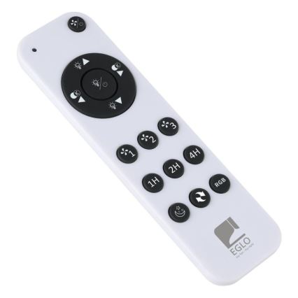 Eglo - LED RGBW Stmievateľný stropný ventilátor LED/36W/230V 3000-6500K čierna + diaľkové ovládanie