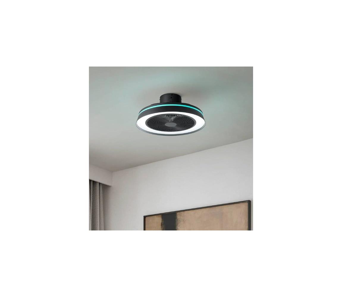 Eglo 35196 - LED RGBW stropný látor TRINIDAD 3xLED/8,5W/230V+LED/6W čierna+DO 35196
