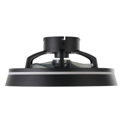 Eglo - LED RGBW Stmievateľný stropný ventilátor 3xLED/8,5W/230V+LED/6W 2700-6500K pr. 48 cm čierny + diaľkové ovládanie