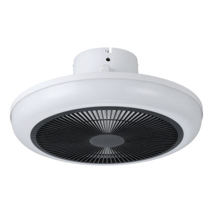 Eglo - LED stmievateľný stropný ventilátor, 3×LED, 8,5 W, 230 V, 2700–6500 K, Ø 45,5 cm, čierny + diaľkové ovládanie