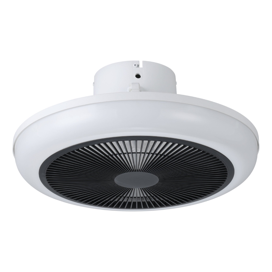 Eglo - LED stmievateľný stropný ventilátor, 3×LED, 8,5 W, 230 V, 2700–6500 K, Ø 45,5 cm, čierny + diaľkové ovládanie
