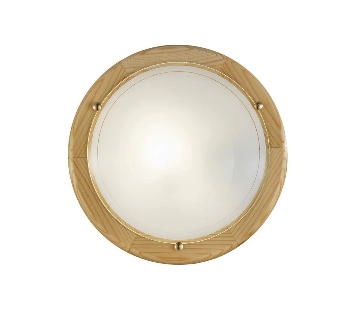 Eglo 3894 - Stropné svietidlo UFO 2xE27/60W/230V pr. 38 cm borovica 3894