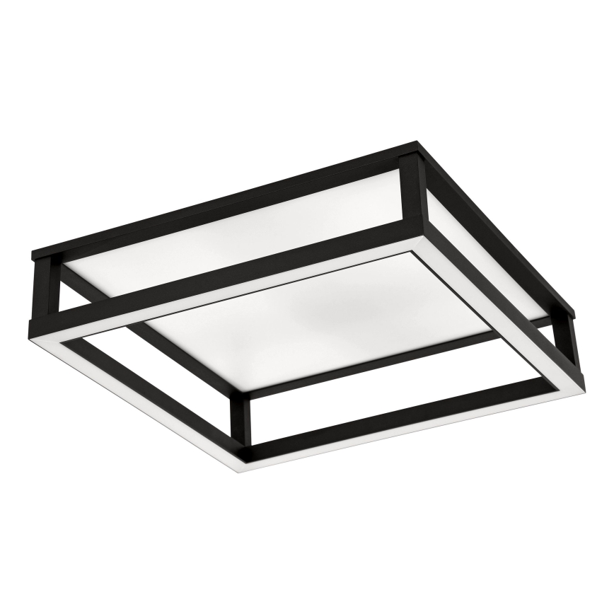 Eglo - LED Stmievateľné stropné svietidlo LED/29,4W/230V 2700-6500K čierna + diaľkové ovládanie