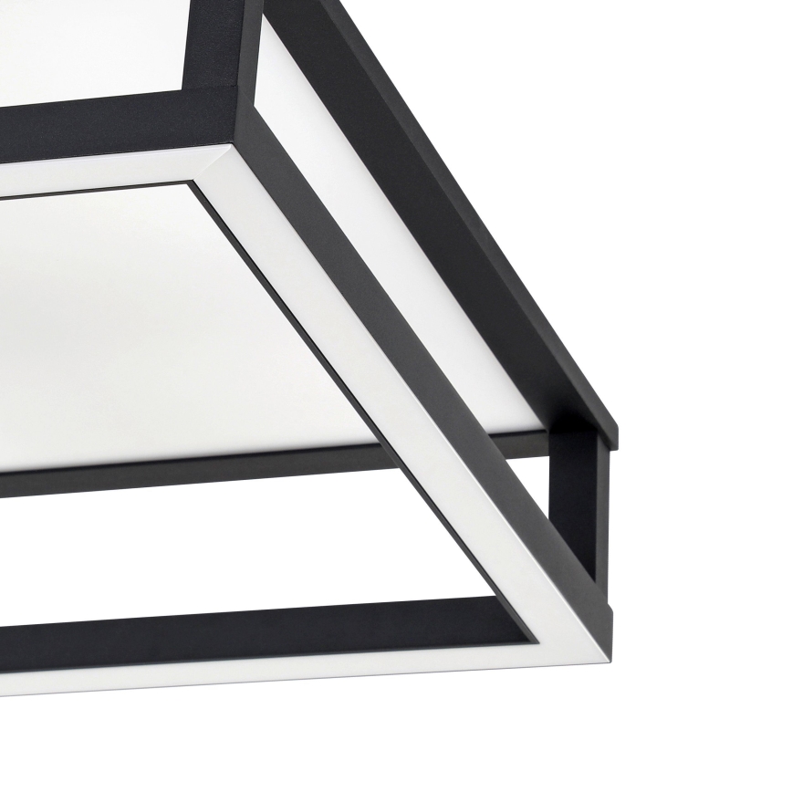 Eglo - LED Stmievateľné stropné svietidlo LED/29,4W/230V 2700-6500K čierna + diaľkové ovládanie