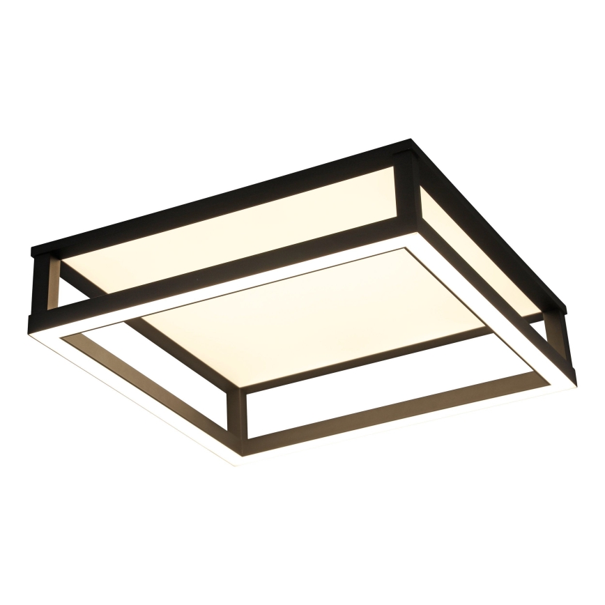 Eglo - LED Stmievateľné stropné svietidlo LED/29,4W/230V 2700-6500K čierna + diaľkové ovládanie