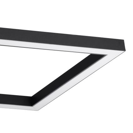 Eglo - LED Stmievateľné stropné svietidlo LED/26,2W/230V 2700-6500K čierna + diaľkové ovládanie