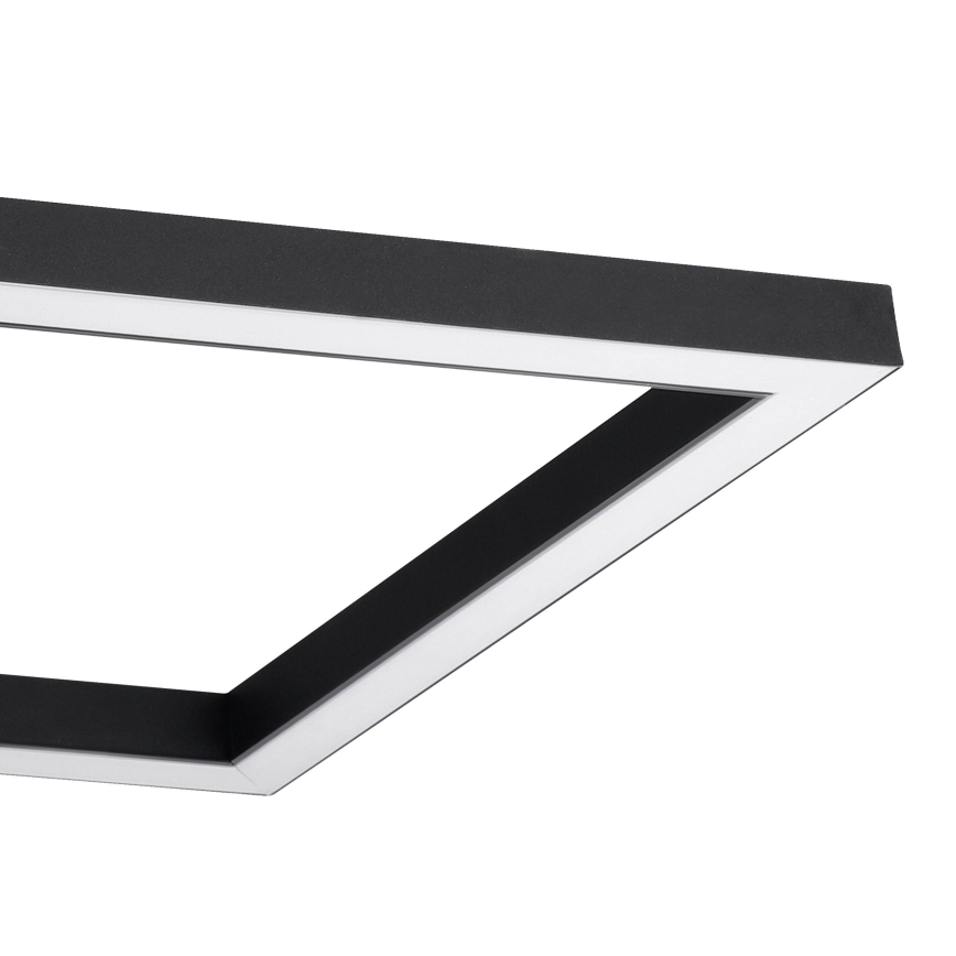 Eglo - LED Stmievateľné stropné svietidlo LED/26,2W/230V 2700-6500K čierna + diaľkové ovládanie