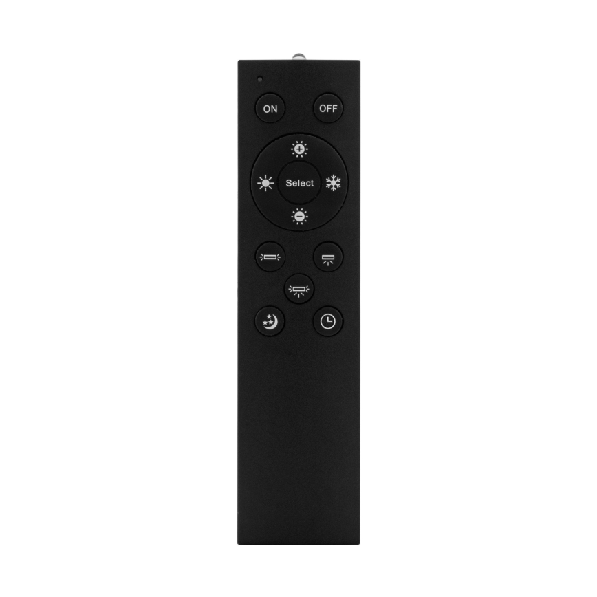 Eglo - LED Stmievateľné stropné svietidlo LED/26,2W/230V 2700-6500K čierna + diaľkové ovládanie