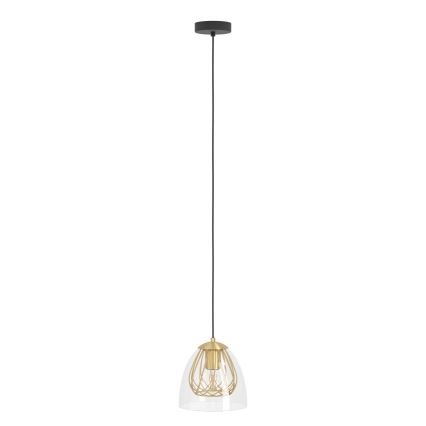 Eglo - Luster na lanku 1xE27/40W/230V zlatá
