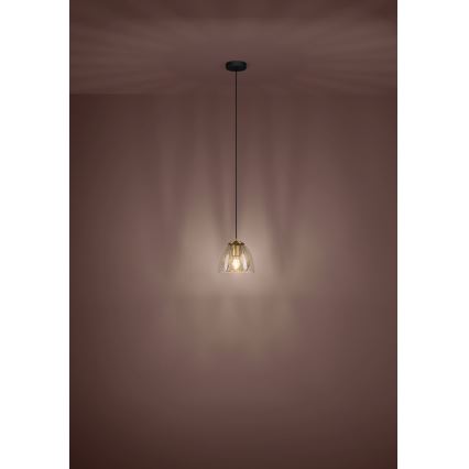 Eglo - Luster na lanku 1xE27/40W/230V zlatá