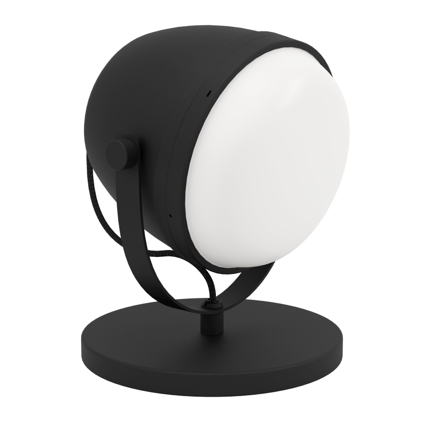 Eglo - Stolná lampa 1xE27/28W/230V čierna