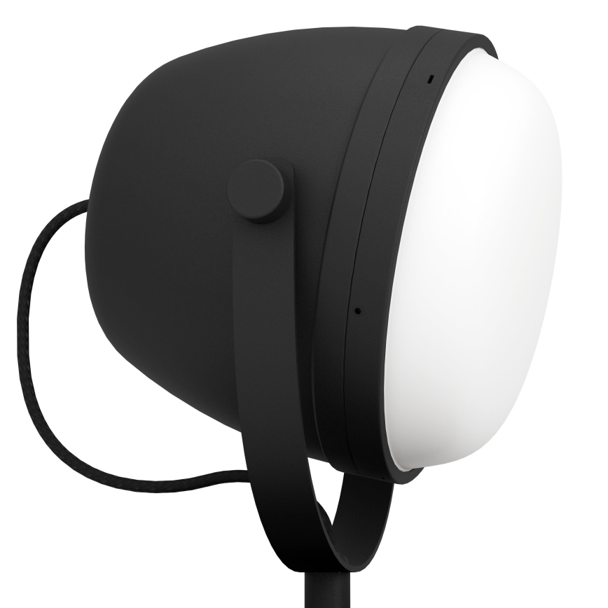Eglo - Stolná lampa 1xE27/28W/230V čierna