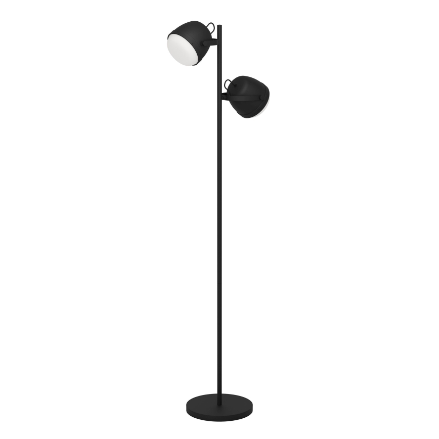 Eglo - Stojacia lampa 2xE27/28W/230V čierna