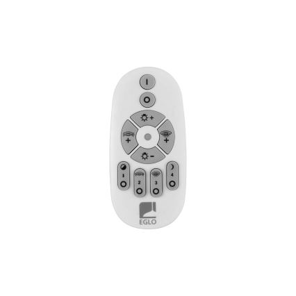Eglo - LED Stmievateľný luster na lanku 3xLED/8W/230V + 3xLED/8,5W 3000K čierna + diaľkové ovládanie