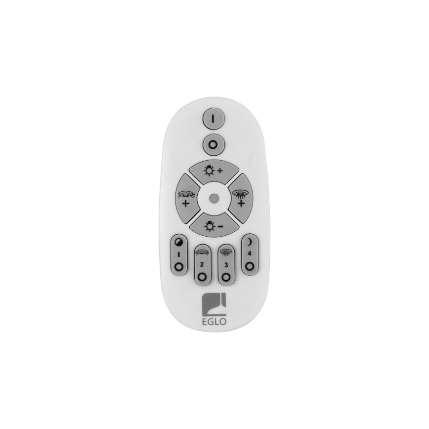 Eglo - LED Stmievateľný luster na lanku 3xLED/8W/230V + 3xLED/8,5W 3000K čierna + diaľkové ovládanie