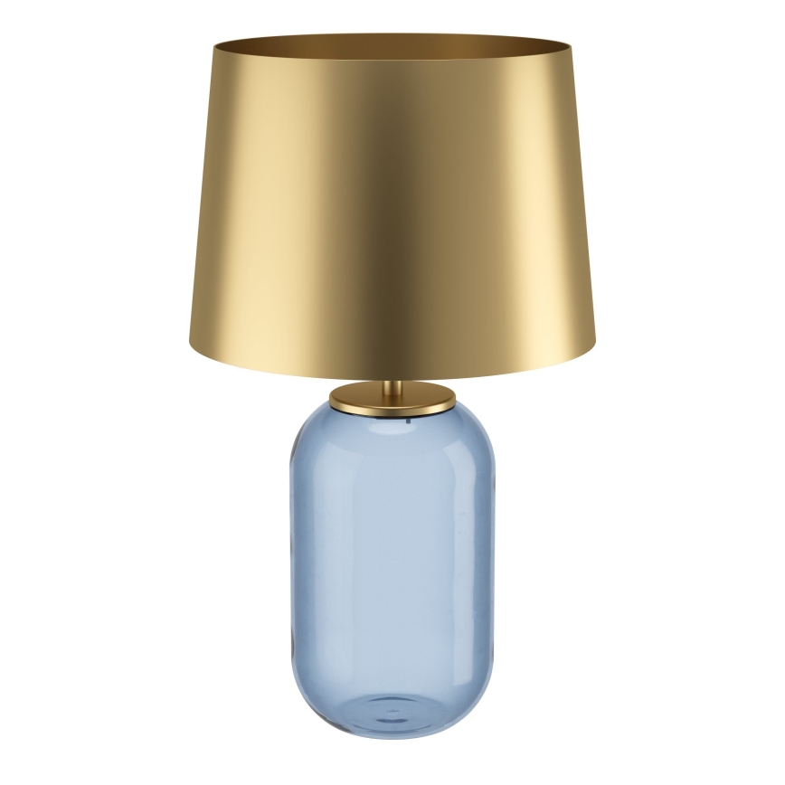 Eglo - Stolná lampa 1xE27/40W/230V zlatá/modrá