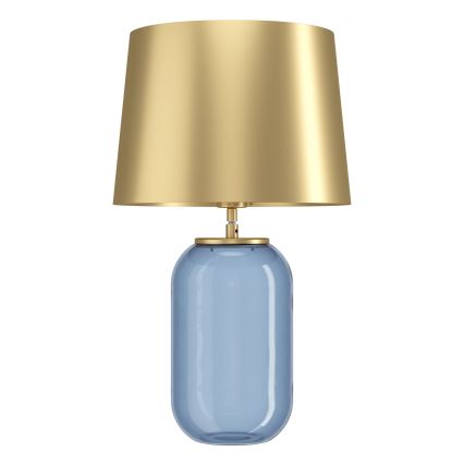 Eglo - Stolná lampa 1xE27/40W/230V zlatá/modrá