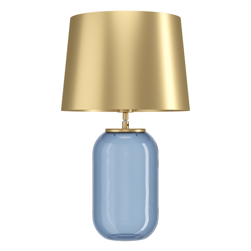 Eglo - Stolná lampa 1xE27/40W/230V zlatá/modrá
