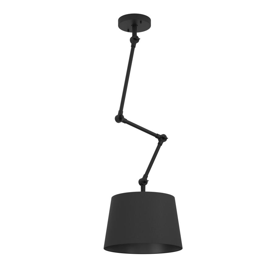 Eglo - Luster na tyči 1xE27/40W/230V čierna