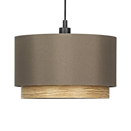 Eglo - Luster na lanku 1xE27/40W/230V hnedá