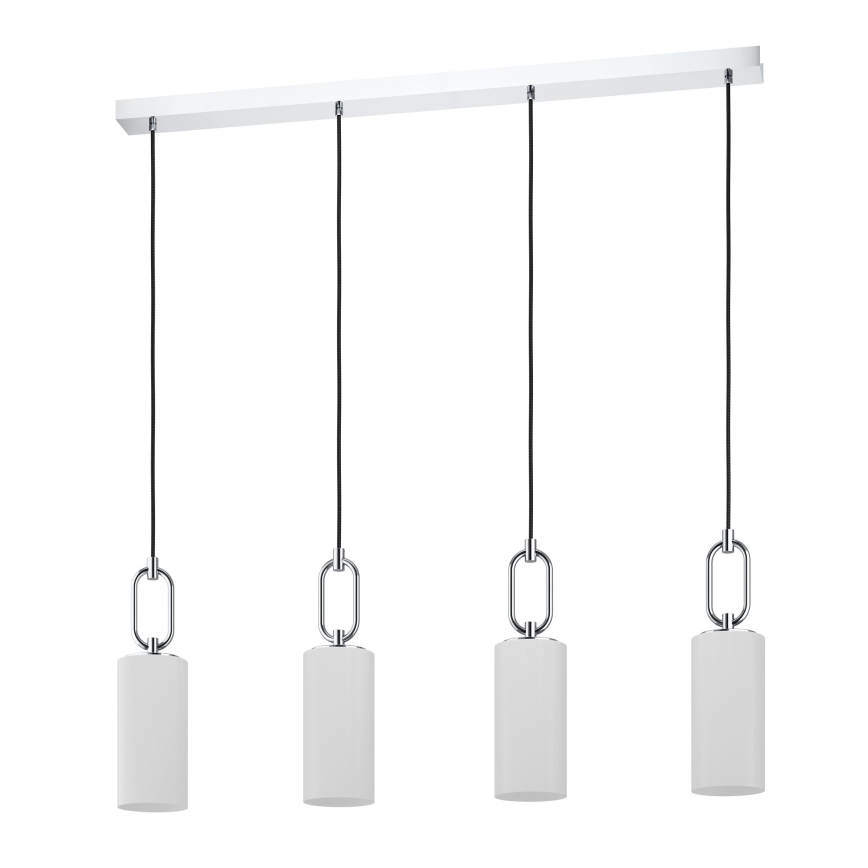 Eglo - Luster na lanku 4xE27/40W/230V lesklý chróm