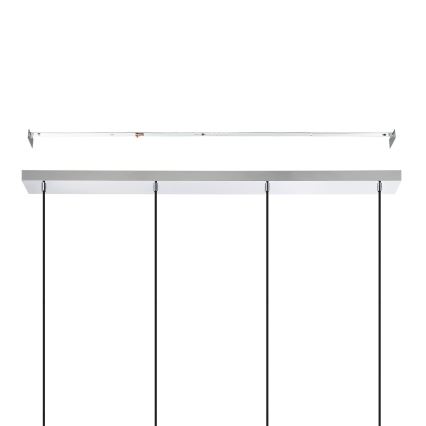 Eglo - Luster na lanku 4xE27/40W/230V lesklý chróm